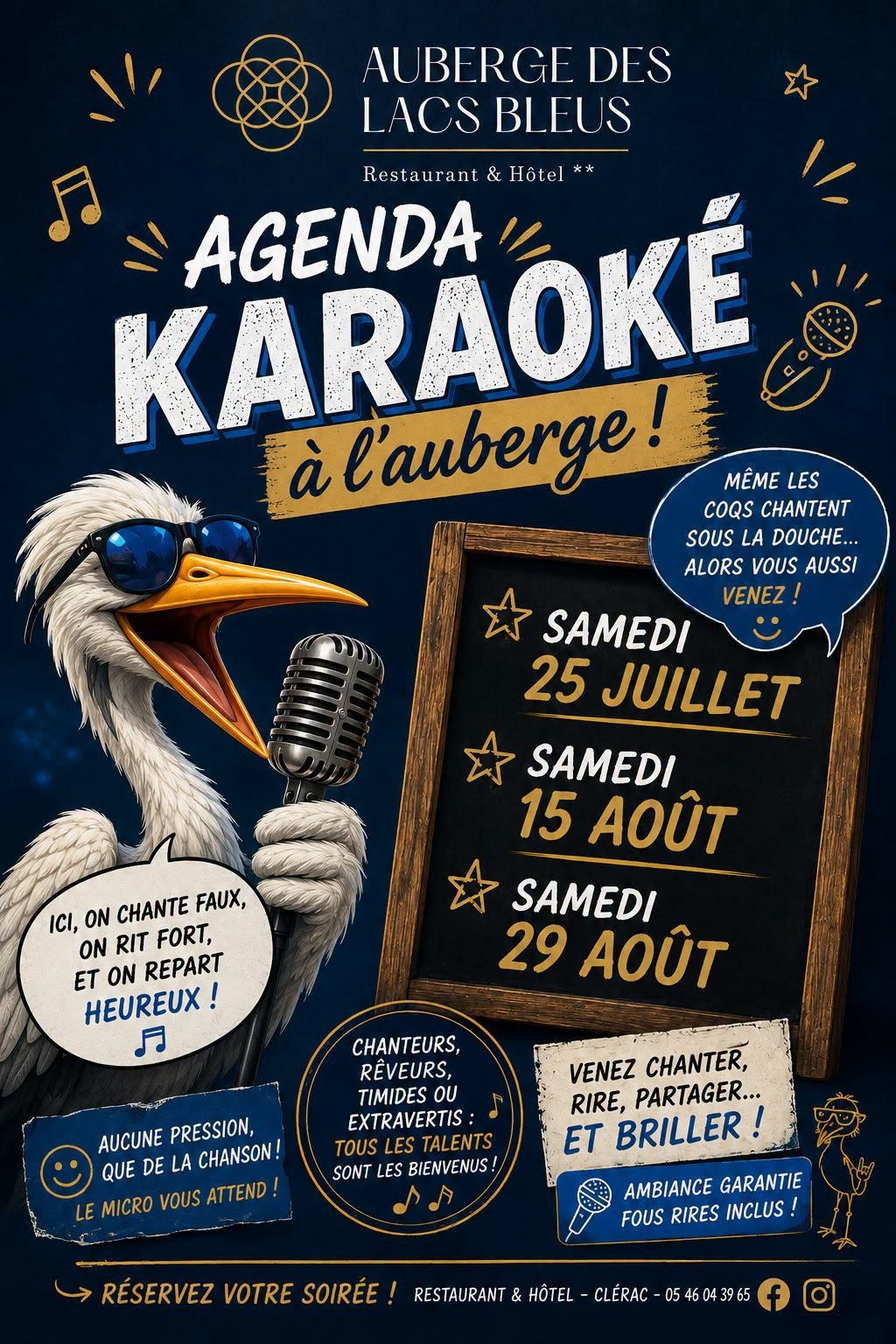 Karaoké à l'auberge