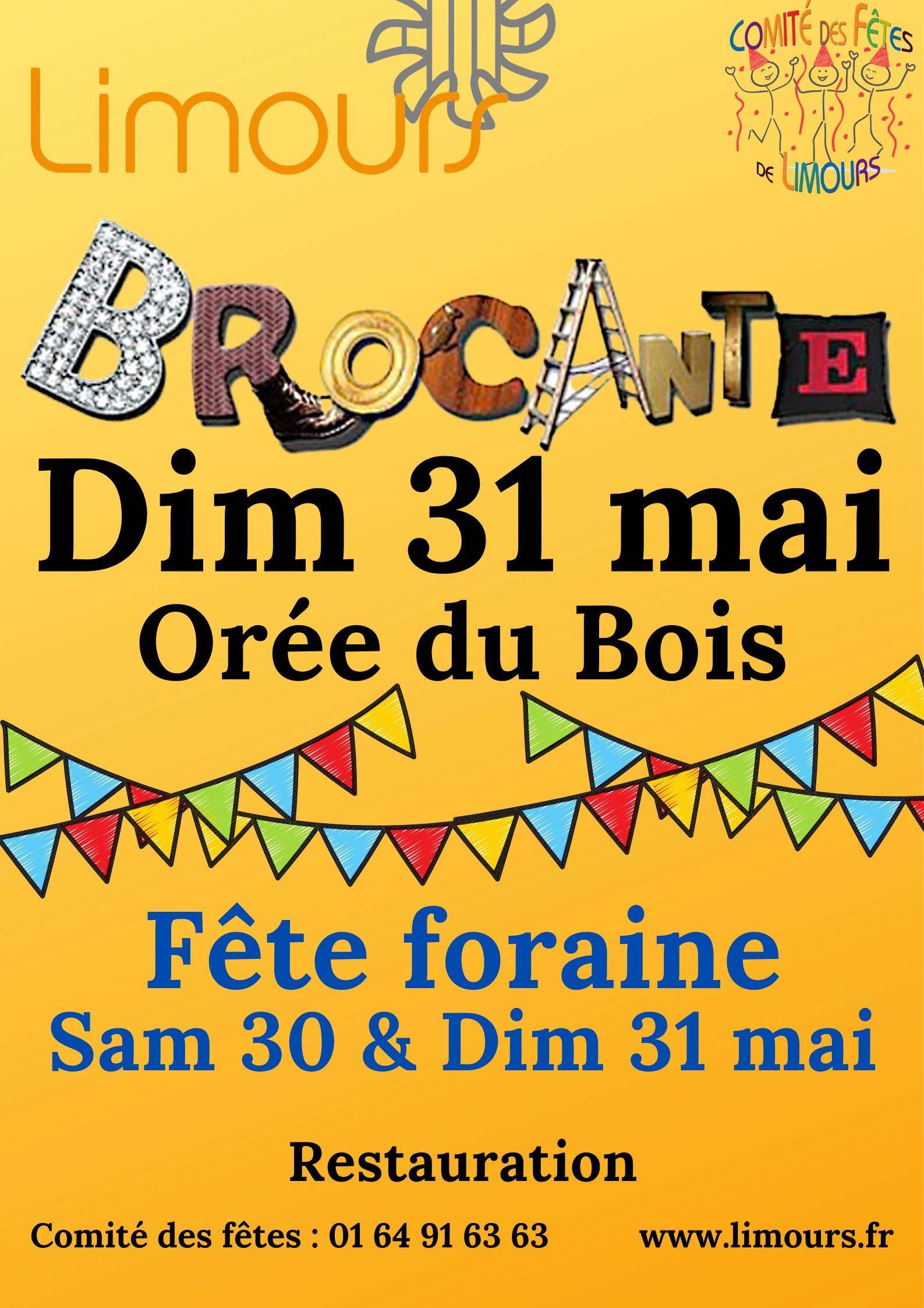 Brocante Limours, 31 mai