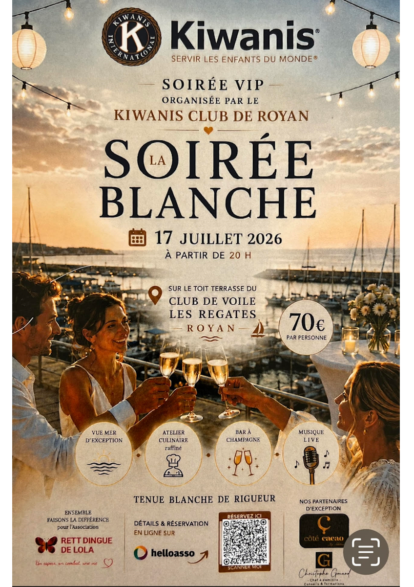 Soirée blanche des Kiwanis
