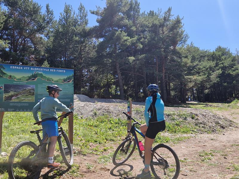Espace VTT Slopestyle des forts_Aussois