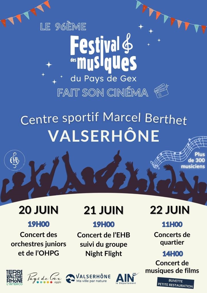 96 ème Festival des Musiques du Pays de Gex_Valserhône