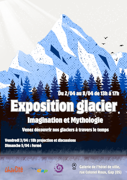Exposition glacier : projection et discussion