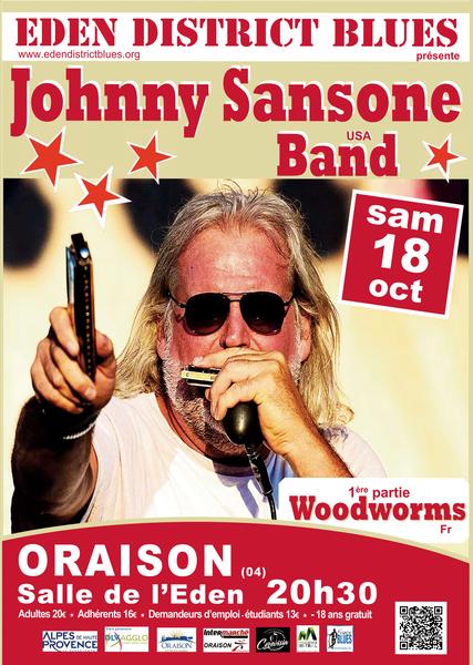 Concert de Blues - Johnny Sansone - Woodworms