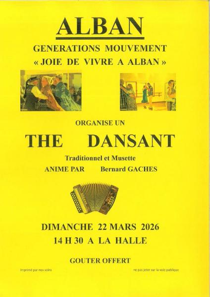 Thé dansant à Alban