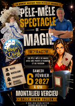 Spectacle de magie : pêle-mêle, à l'espace Ninon Vallin_Montalieu-Vercieu