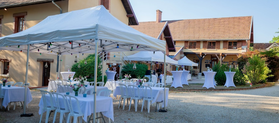 Terrasse décorée mariage