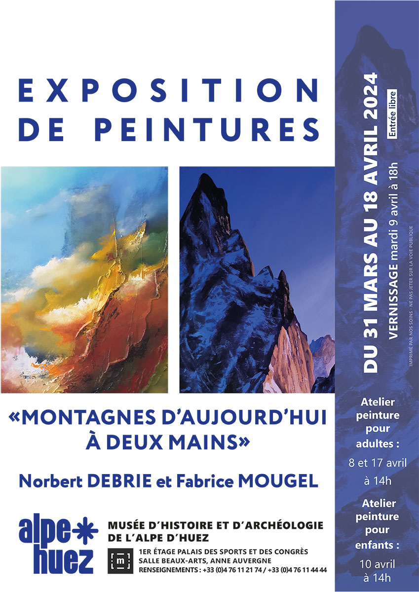 Exposition de peintures Norbert Debrie et Fabrice Mougel