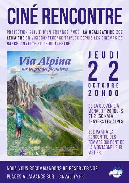Ciné Rencontre : Via Alpina, sur les pas des pionnières