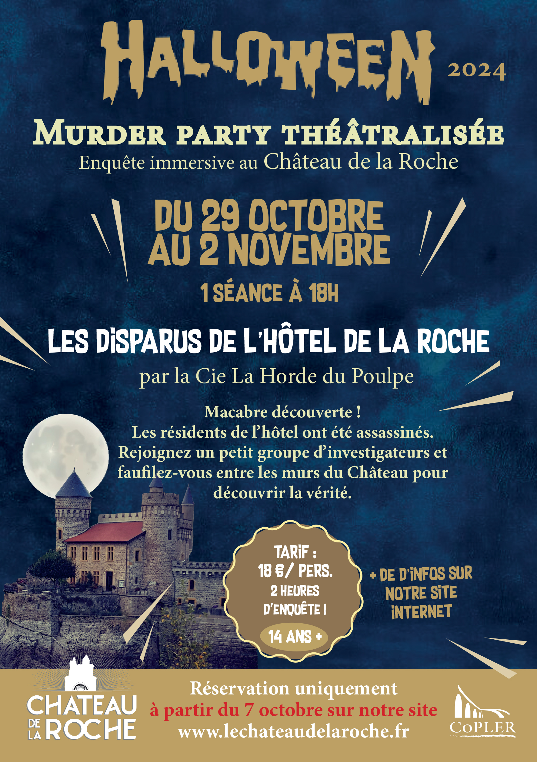 Halloween au Château de la Roche: Murder Party