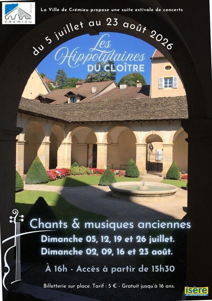 Concerts et contes : Les Hippolytaines du cloître à Crémieu