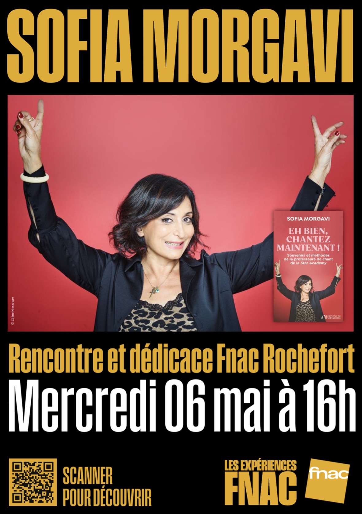 Rencontre et dédicace avec la professeure de chant de la Star Academy, Sofia Morgavi