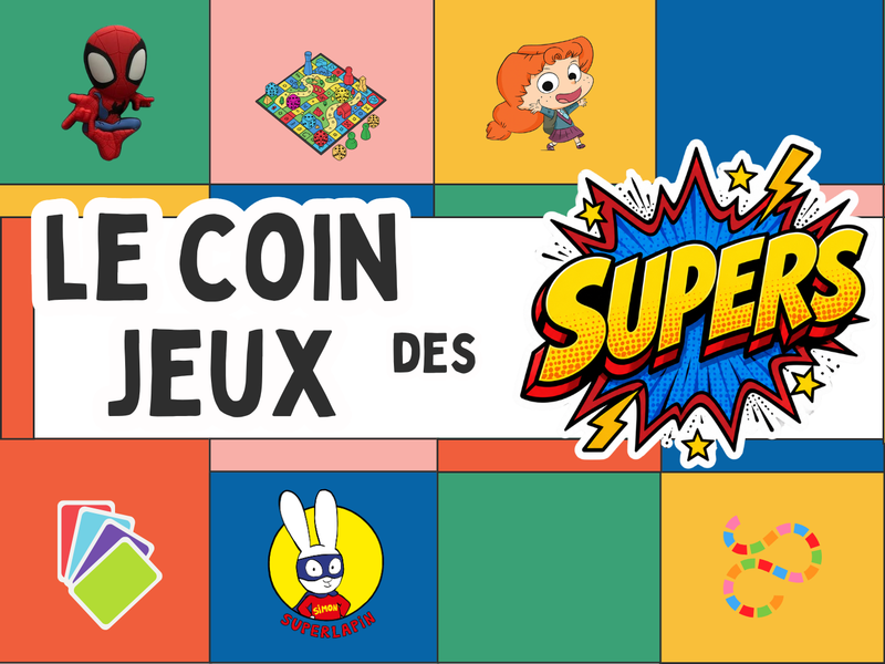 Coin jeux à la médiathèque