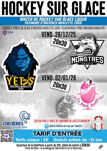 Match de Hockey : Les Yétis d'Orcières !_Orcières