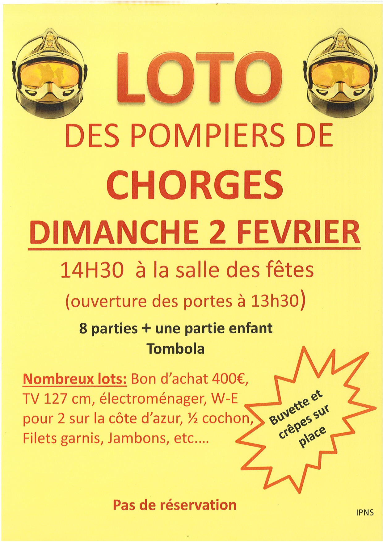 Loto des pompiers_Chorges