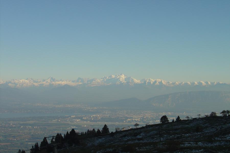 Du sommet de la télécabine