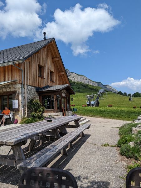 Auberge Du Praz au départ de la randonnée