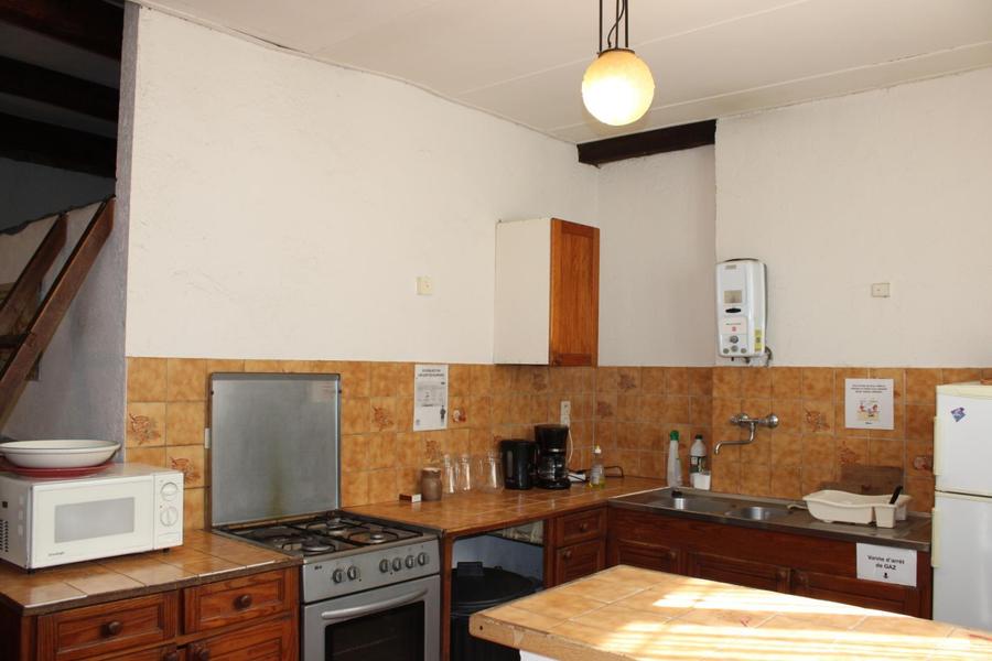 Gîte d'Etape/Groupe La Rouguière - Cuisine commune - Saint-Martin-Vésubie - Gîtes de France Alpes-Maritimes
