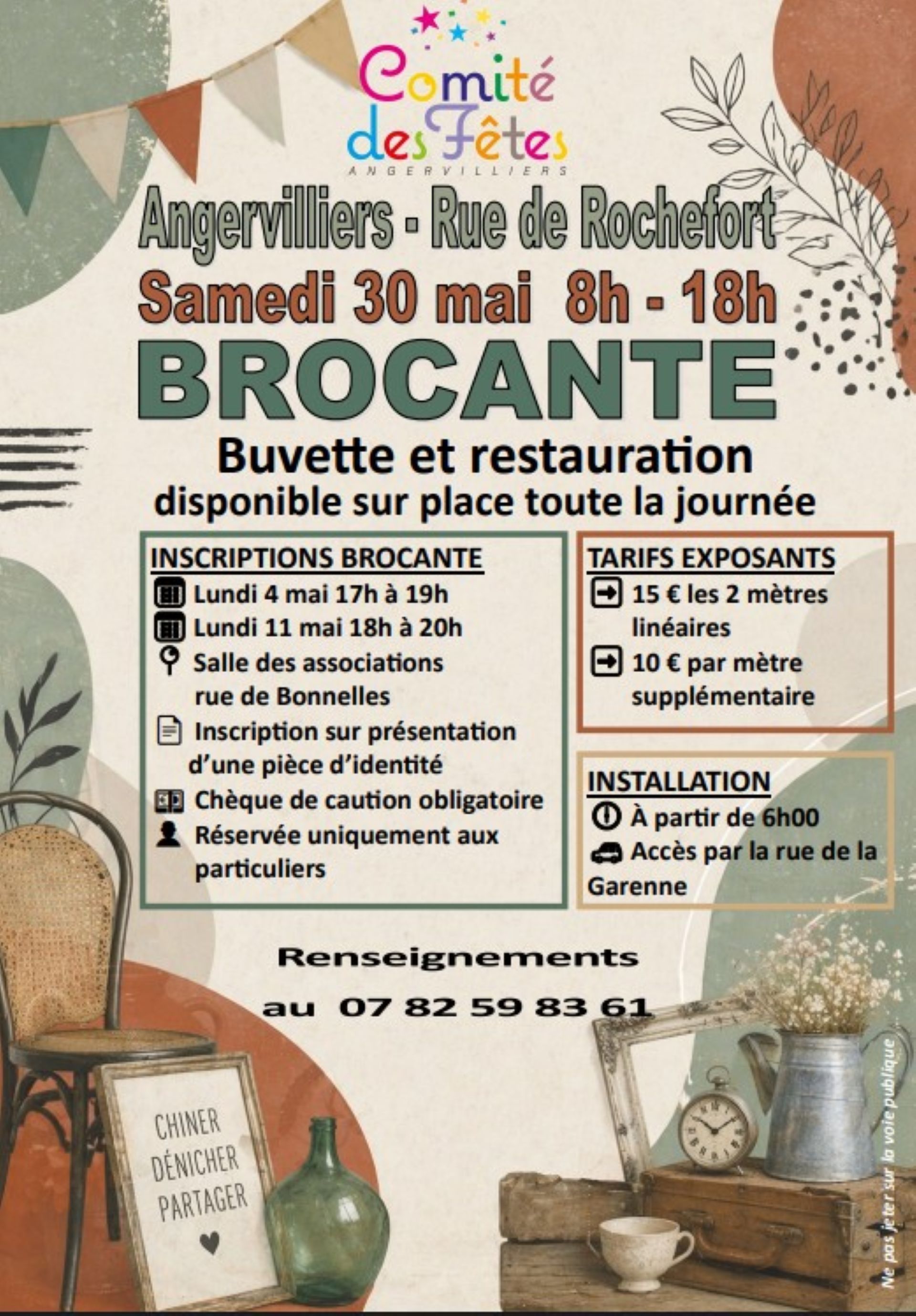 Brocante, 30 mai 2026 u00e0 Angervilliers