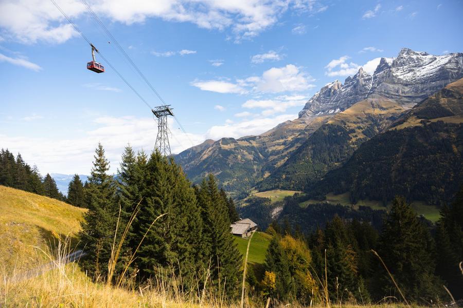 Parcours trail 33 bleu : Verticale du Mémorial Christian Rey Bellet_Champéry