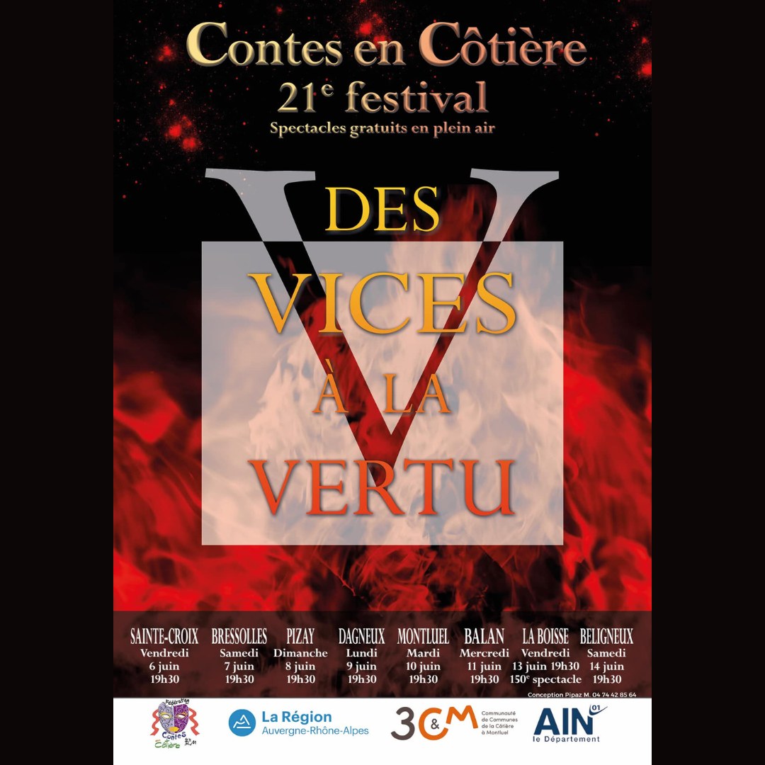 Spectacle Contes en Côtière Des vices à la vertu : "Luxure et dépravation"_Bressolles