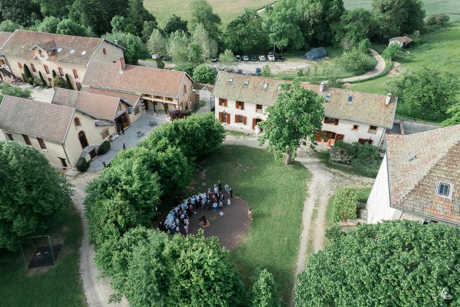 Vue aérienne du domaine