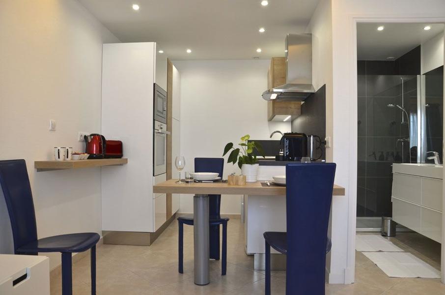 Villa 3 elephants Gîte n°2-Cuisine-Nice-Gîtes de France des Alpes-Maritimes