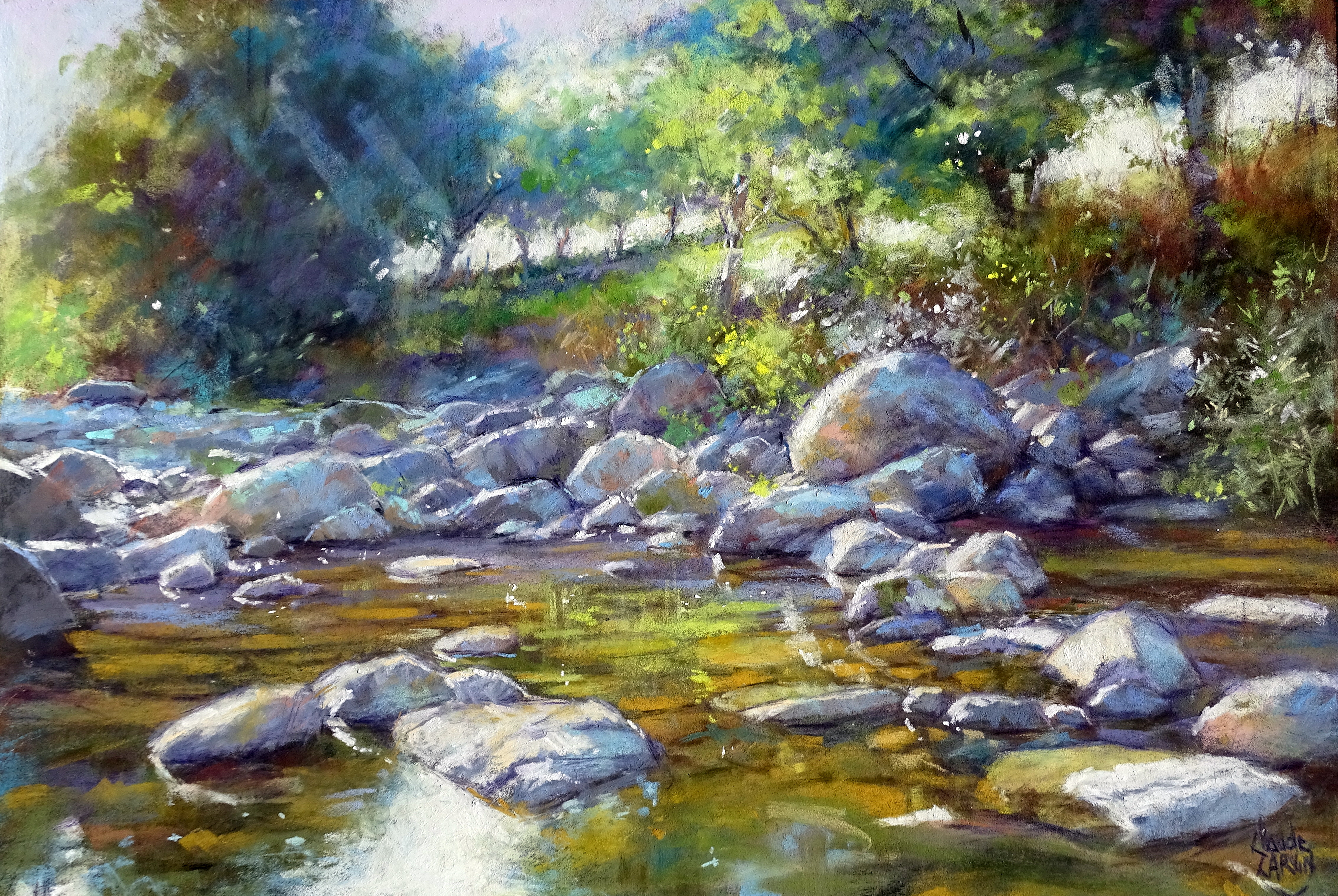 Exposition : "Paysages de lumière au pastel" de Claude Carvin