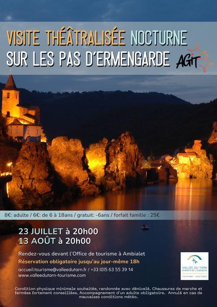 Visite théâtralisée nocturne - Sur les pas d'Ermengarde