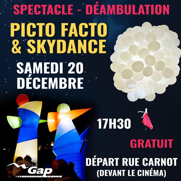 Spectacle - Déambulation, & Skydance  - Gap Capitale de Noël_Gap