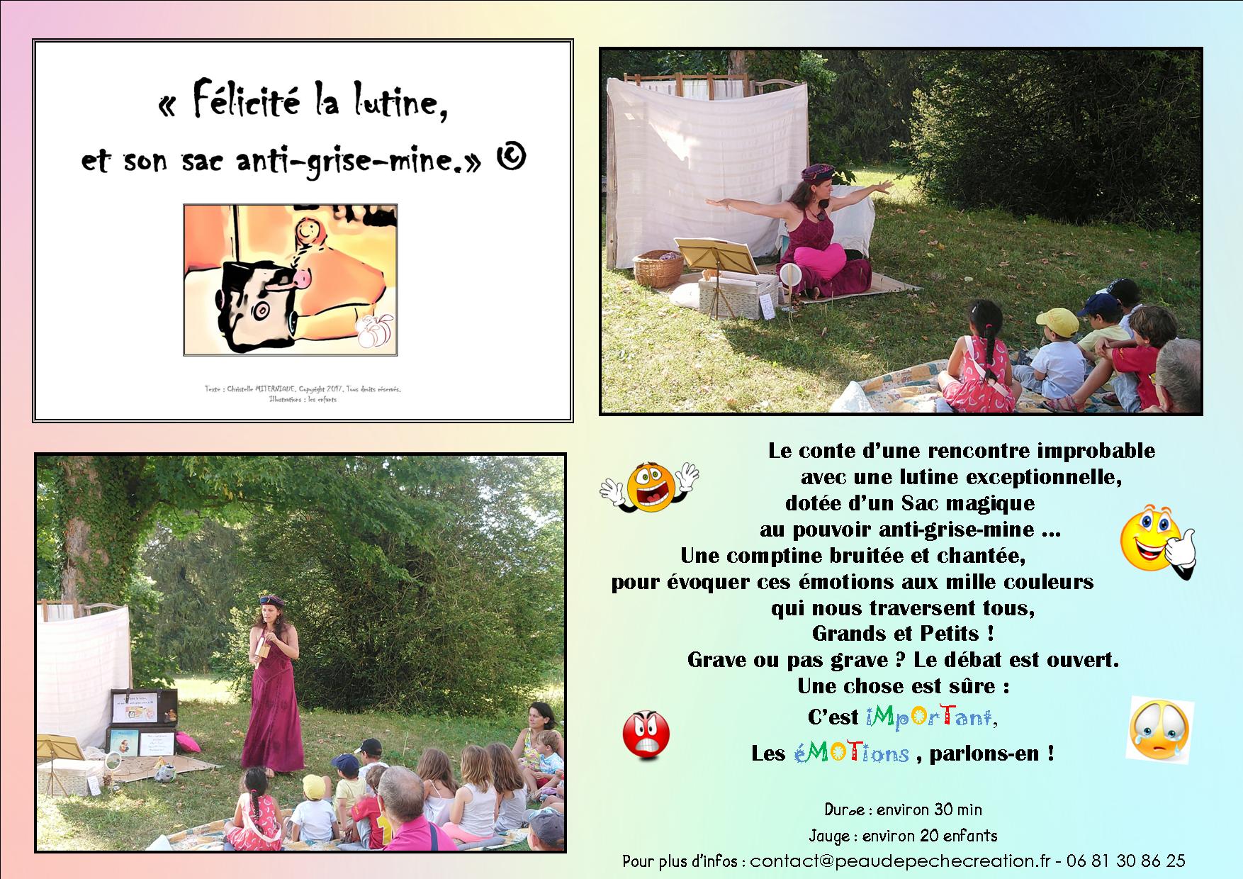 Félicité la lutine, et son sac anti-grise-mine_Champdor-Corcelles