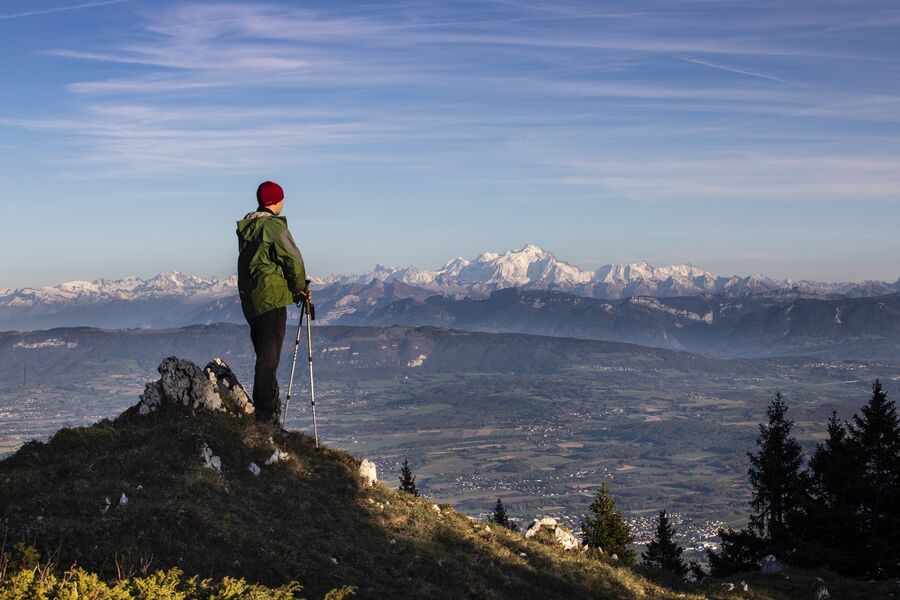 Vue depuis la Haute-chaîne jurassienne