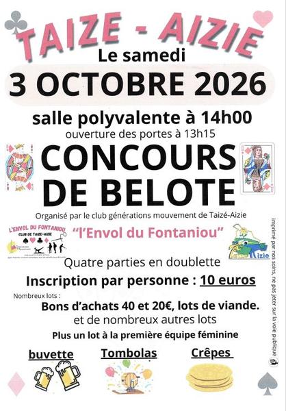 Concours de belote