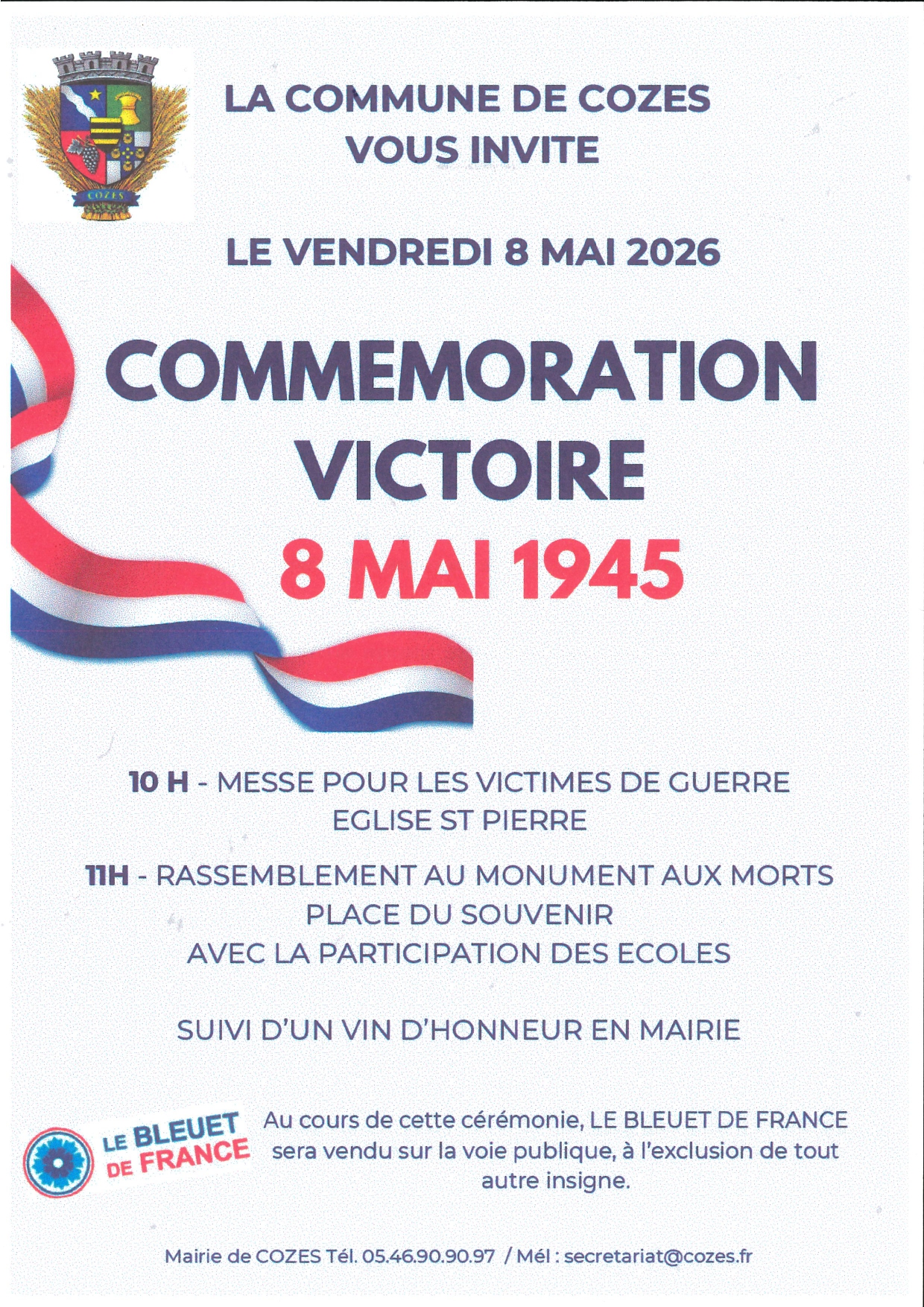 Commémoration victoire 8 mai 1945