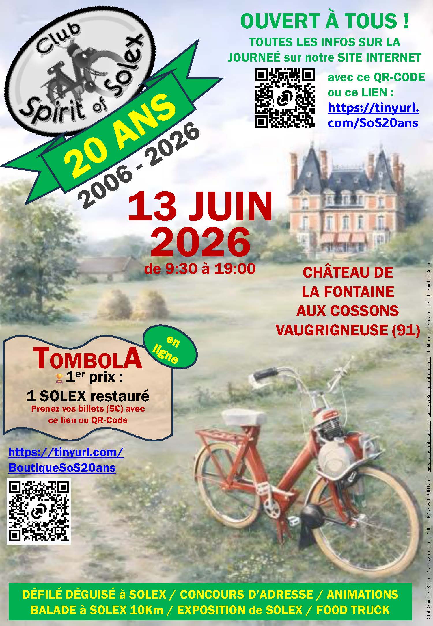 20 ans du club Spirit of Solex