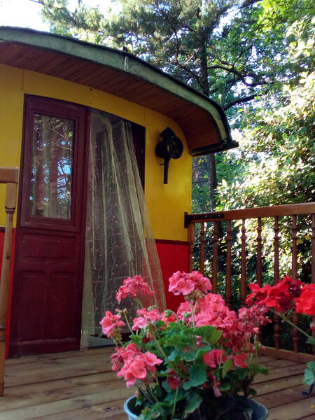 Roulotte et gite champetre lorette de scoot Nomad