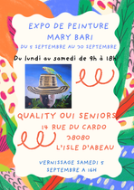 Exposition de Peinture Mary Bari_L'Isle d'Abeau