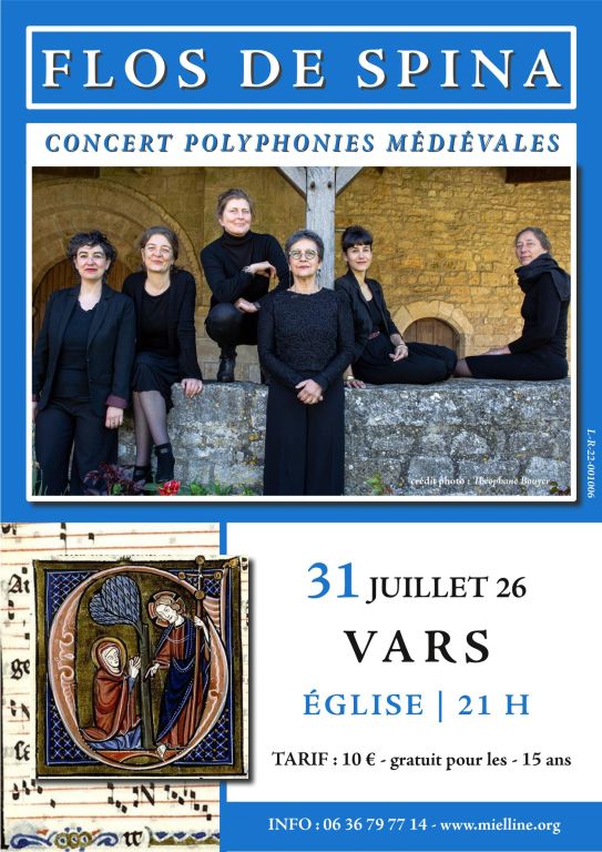 Concert Polyphonies Médiévales_La Boixe