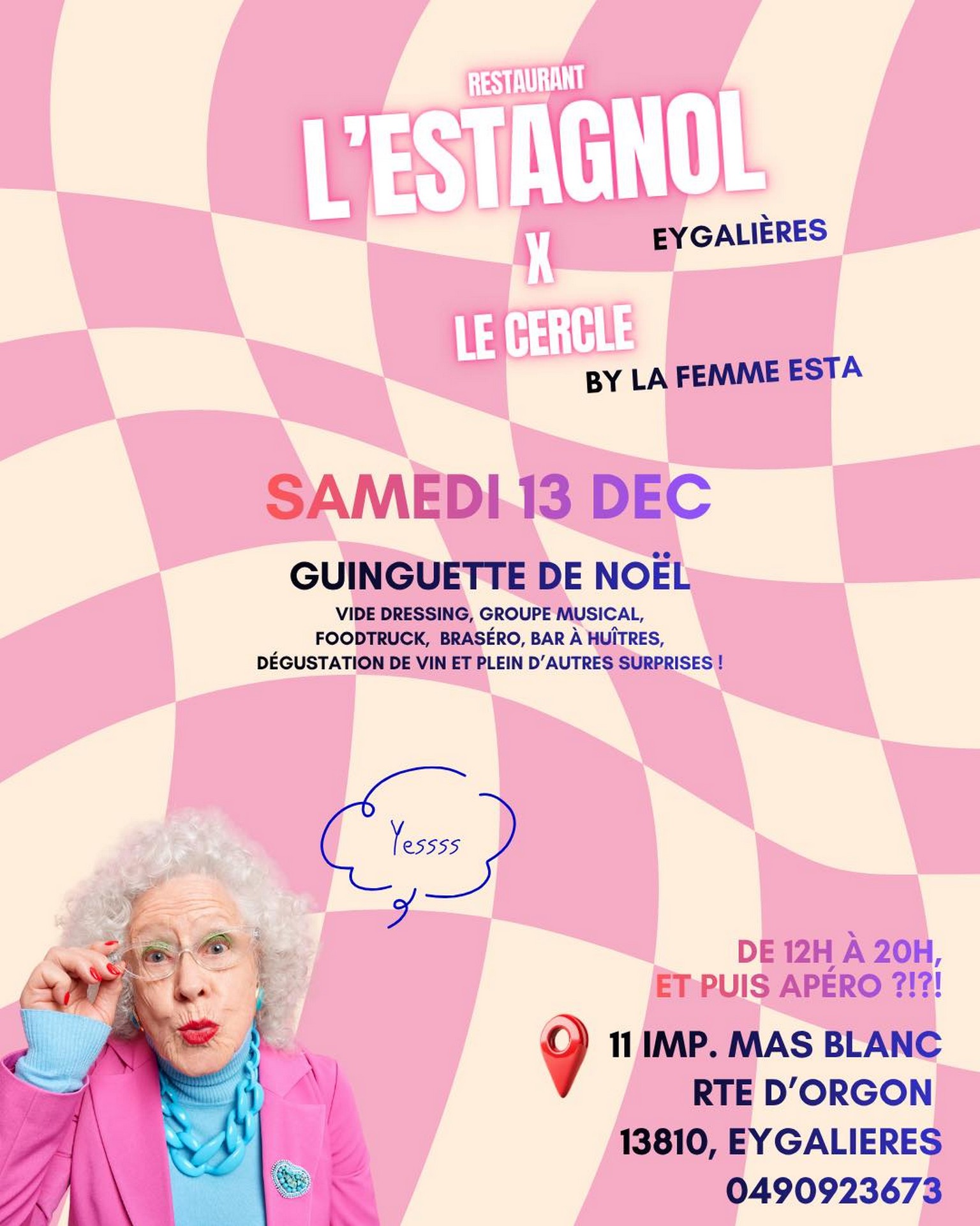 Guinguette de Noël au restaurant L'Estagnol
