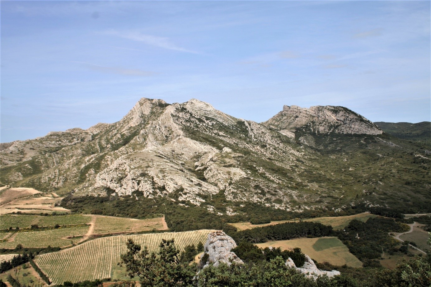 Journées Nationales de la géologie  2024 -  Le site des Baux-de-Provence Paysage et histoire géologique