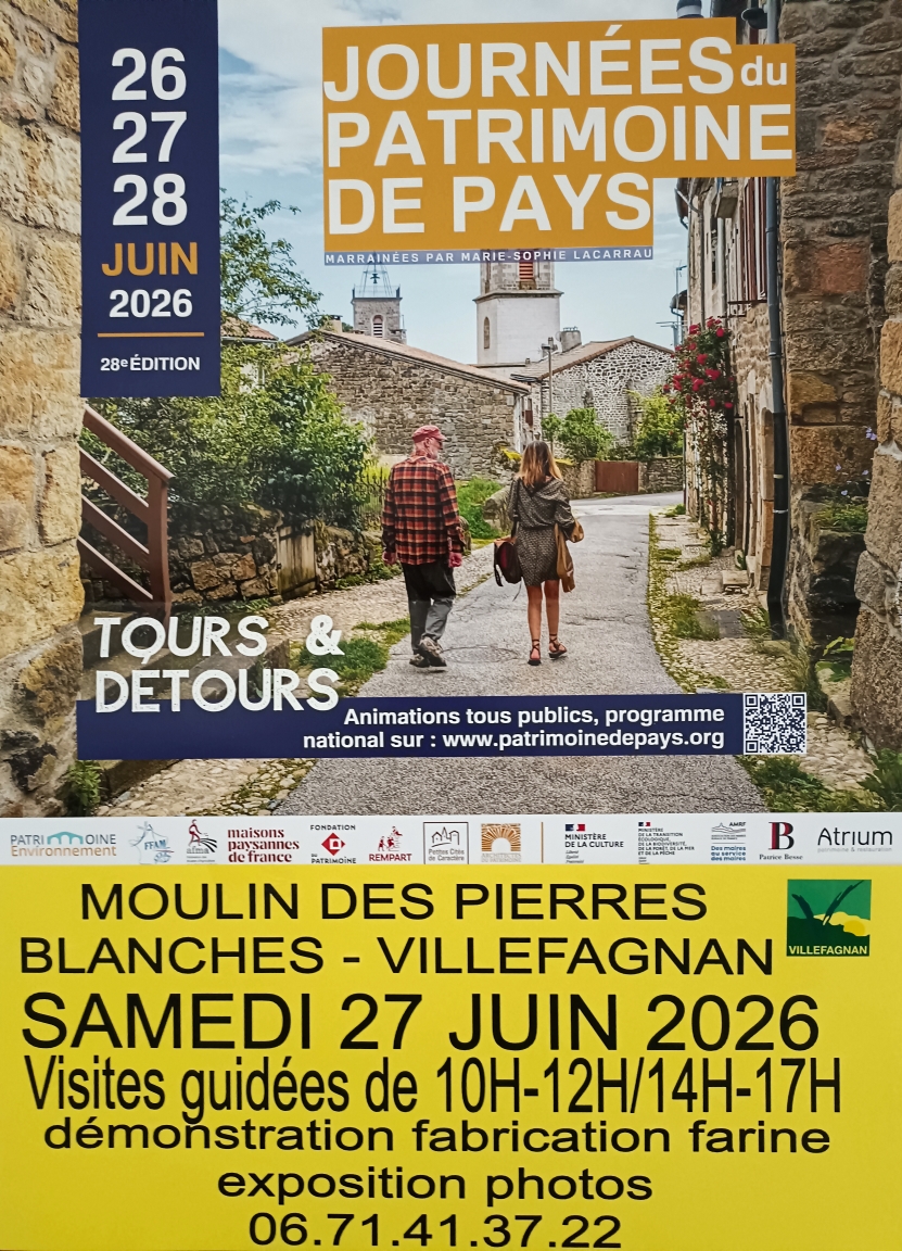 Journée du patrimoine de Pays et des moulins