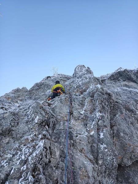 Initiation à l'alpinisme hivernal