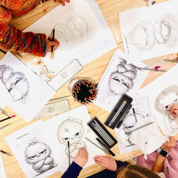 Atelier dessin/peinture - Juniors de 7 &agrave; 13 ans