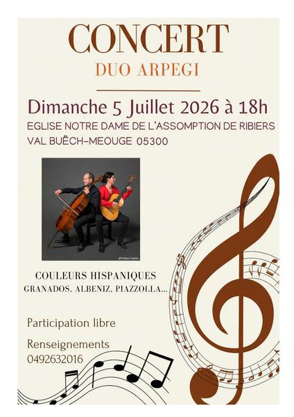 Concert : Duo Arpegi