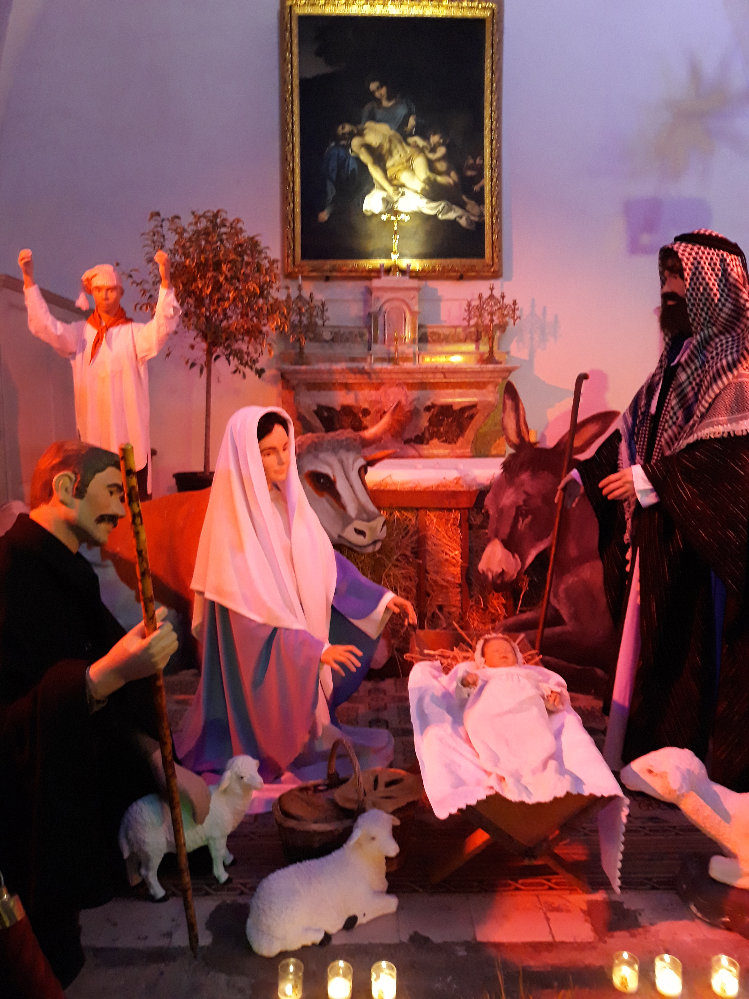 Crèche grandeur nature