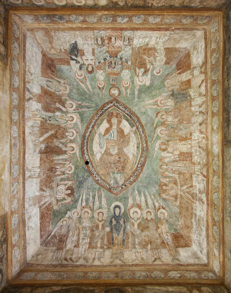 Chapelle Haute de Saint-Chef - Fresques romanes