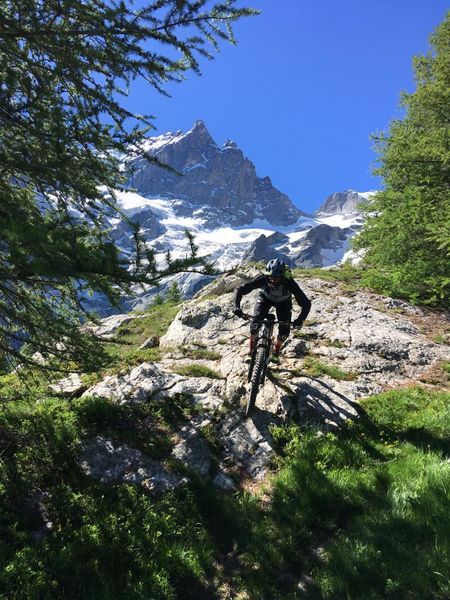 - © Bruno Florit VTT avec Bike La Grave Télépherique 2400 - © Bruno Florit