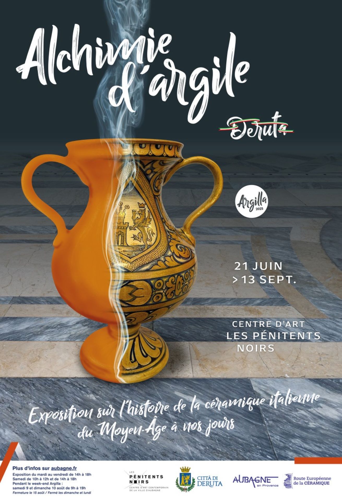 Exposition – La céramique de Deruta « Alchimie d'argile » (Aubagne) | Pays d'Aubagne  et de l'Étoile
