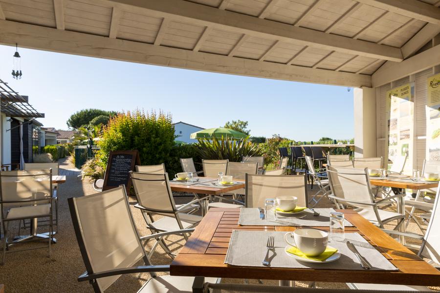 Terrasse du petit-déjeuner