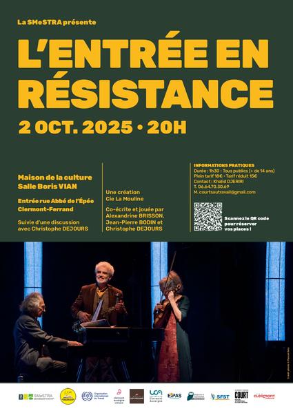 L'Entrée en résistance | Maison de la Culture