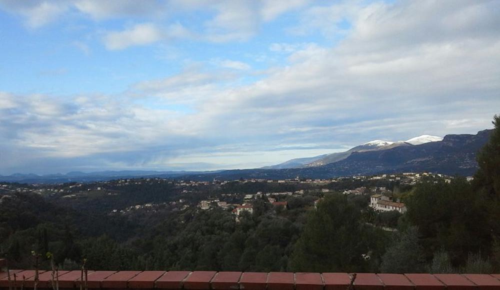 Gîte La Rieissa-Vue depuis le gîte-Colomars-Gîtes de France des Alpes-Maritimes